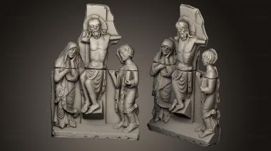 3D model Crucifixion c1180 (STL)